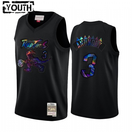Maillot Enfant Toronto Raptors OG Anunoby 3 Iridescent HWC Collection Swingman